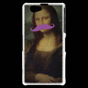 Coque Sony Xperia Z1 Compact Moustache Mona Lisa