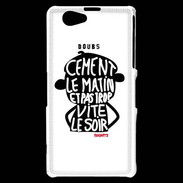 Coque Sony Xperia Z1 Compact Adishatz Humour Doubs