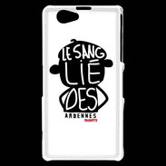 Coque Sony Xperia Z1 Compact Adishatz Humour Ardennes