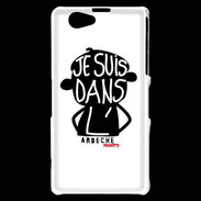 Coque Sony Xperia Z1 Compact Adishatz Humour Ardèche