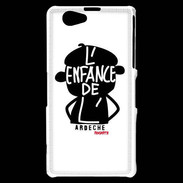 Coque Sony Xperia Z1 Compact Adishatz Humour Ardèche 2