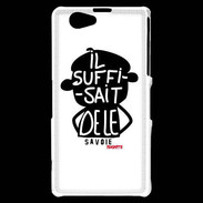 Coque Sony Xperia Z1 Compact Adishatz Humour Savoie