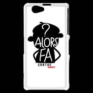 Coque Sony Xperia Z1 Compact Adishatz Humour Sarthe