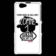 Coque Sony Xperia Z1 Compact Adishatz Humour Territoire de Belfort