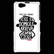 Coque Sony Xperia Z1 Compact Adishatz Humour Puy de Dome