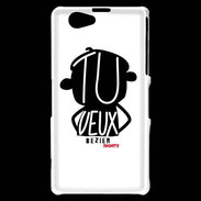 Coque Sony Xperia Z1 Compact Adishatz Humour Beziers