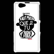 Coque Sony Xperia Z1 Compact Adishatz Humour Amiens