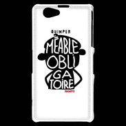 Coque Sony Xperia Z1 Compact Adishatz Humour Quimper