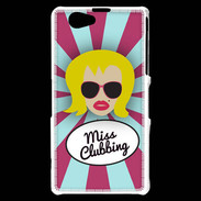 Coque Sony Xperia Z1 Compact Miss Clubbing Blonde