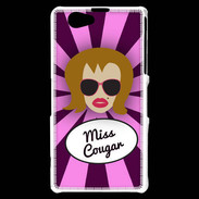 Coque Sony Xperia Z1 Compact Miss Cougar Rousse