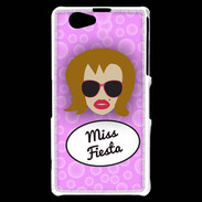 Coque Sony Xperia Z1 Compact Miss Fiesta Rousse