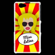 Coque Sony Xperia Z1 Compact Miss Latina Blonde