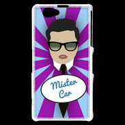 Coque Sony Xperia Z1 Compact Mister Car Brun
