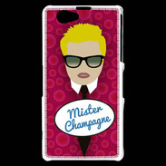 Coque Sony Xperia Z1 Compact Mister Champagne Blond