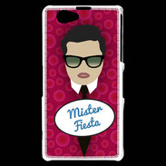 Coque Sony Xperia Z1 Compact Mister Fiesta Brun