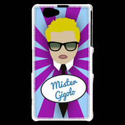 Coque Sony Xperia Z1 Compact Mister Gigolo Blond