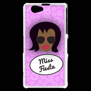 Coque Sony Xperia Z1 Compact Miss Fiesta Black