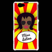Coque Sony Xperia Z1 Compact Miss Latina Black