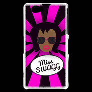 Coque Sony Xperia Z1 Compact Miss Swag Black
