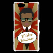 Coque Sony Xperia Z1 Compact Mister Business Black