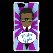 Coque Sony Xperia Z1 Compact Mister Gigolo Black