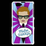 Coque Sony Xperia Z1 Compact Mister Swag Roux