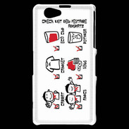 Coque Sony Xperia Z1 Compact Adishatz Check Fest G