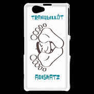 Coque Sony Xperia Z1 Compact Adishatz TRANQUILE