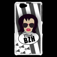 Coque Sony Xperia Z1 Compact Miss Bretagne Brune