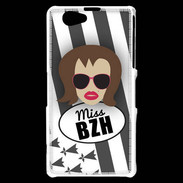 Coque Sony Xperia Z1 Compact Miss Bretagne Chatain