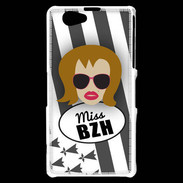 Coque Sony Xperia Z1 Compact Miss Bretagne Rousse