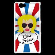 Coque Sony Xperia Z1 Compact Miss France Blonde