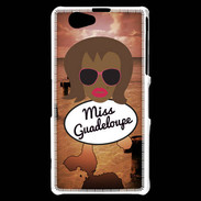 Coque Sony Xperia Z1 Compact Miss Guadeloupe Black