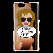 Coque Sony Xperia Z1 Compact Miss Guyane Rousse