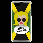 Coque Sony Xperia Z1 Compact Miss Jamaica Blonde