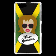 Coque Sony Xperia Z1 Compact Miss Jamaica Rousse