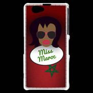 Coque Sony Xperia Z1 Compact Miss Maroc