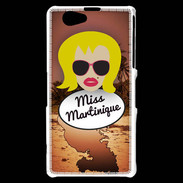Coque Sony Xperia Z1 Compact Miss Martinique Blonde