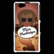 Coque Sony Xperia Z1 Compact Miss Martinique Black