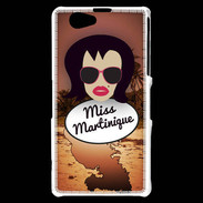 Coque Sony Xperia Z1 Compact Miss Martinique Brune