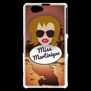 Coque Sony Xperia Z1 Compact Miss Martinique Rousse