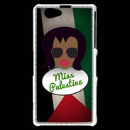 Coque Sony Xperia Z1 Compact Miss Palestine