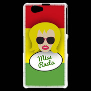 Coque Sony Xperia Z1 Compact Miss Rasta Blonde