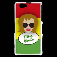 Coque Sony Xperia Z1 Compact Miss Rasta Rousse