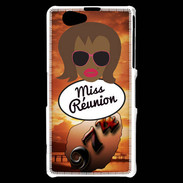 Coque Sony Xperia Z1 Compact Miss Réunion Black