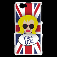 Coque Sony Xperia Z1 Compact Miss UK Blonde