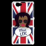 Coque Sony Xperia Z1 Compact Miss UK Black