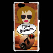 Coque Sony Xperia Z1 Compact Miss Réunion Rousse