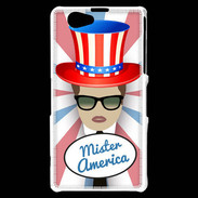 Coque Sony Xperia Z1 Compact Mister América Chatain