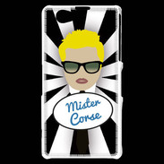 Coque Sony Xperia Z1 Compact Mister Corse Blond